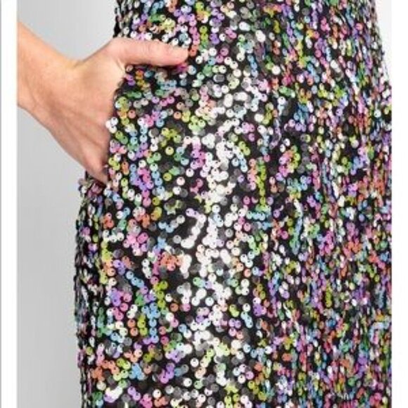 NWT: Hutch x Modcloth Absolute Intrigue Twofer Sequin Dress - Picture 3 of 11